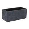 Plantenbak Arizona Balkon - L40 X B17.2 X H17.2cm - Donkergrijs -Tuinplantenwinkel arizona balconybox str graphite l40w172h172 plantenbak 1 5