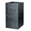 Plantenbak Arizona Cubihi - L28 X B28 X H60cm - Donkergrijs -Tuinplantenwinkel arizona cubihi graphite w28h60 plantenbak 1 6