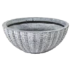 Plantenschaal Arkansas - D36 X H16.5cm - Lichtgrijs -Tuinplantenwinkel arkansas bowl low washed grey d36h165 bloempot 1 5