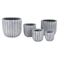 Bloempot Arkansas Egg Washed - D32 X H31cm - Lichtgrijs 6 Bloempot Arkansas Egg Washed - D32 X H31cm - Lichtgrijs -Tuinplantenwinkel arkansas egg pot washed grey d32h31 bloempot 6 5