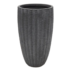 Bloempot Arkansas High Vase - D44 X H77cm - Donkergrijs