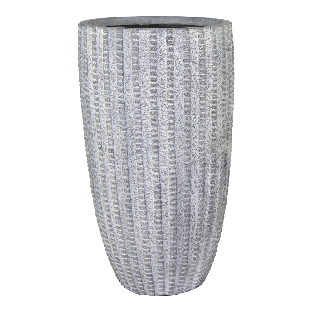 Bloempot Arkansas High Vase Washed - D34 X H66cm - Lichtgrijs 3 Bloempot Arkansas High Vase Washed - D34 X H66cm - Lichtgrijs
