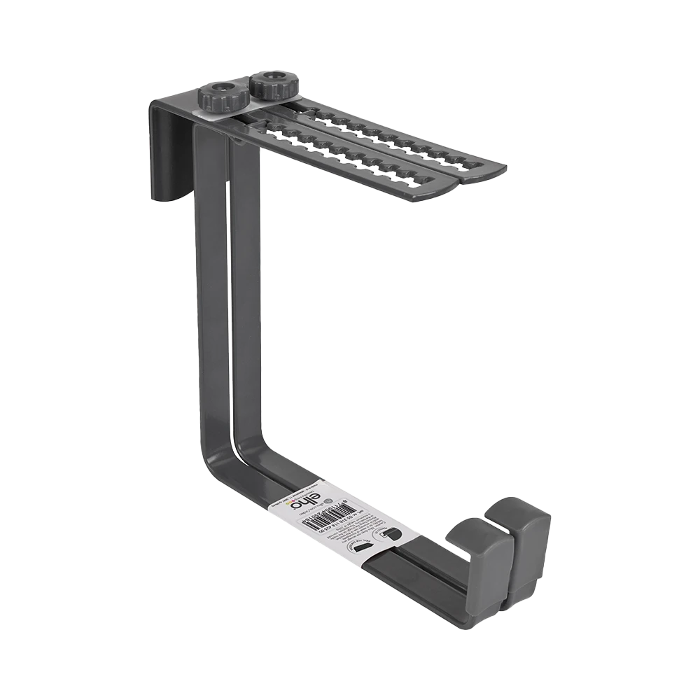 Balkonhaak Elho Barcelona Metaal - Antraciet 4 Balkonhaak Elho Barcelona Metaal - Antraciet - Afbeelding 2