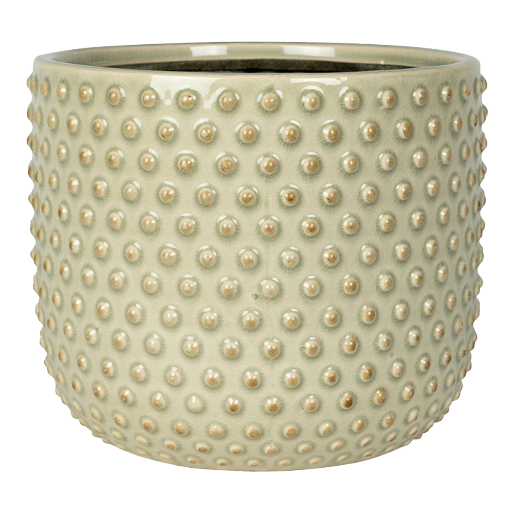 Bloempot Bolino - D24 X H21cm - Mint 3 Bloempot Bolino - D24 X H21cm - Mint