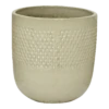 Bloempot Collin - D33 X H34cm - Creme -Tuinplantenwinkel bloempot collin creme bloempot 1