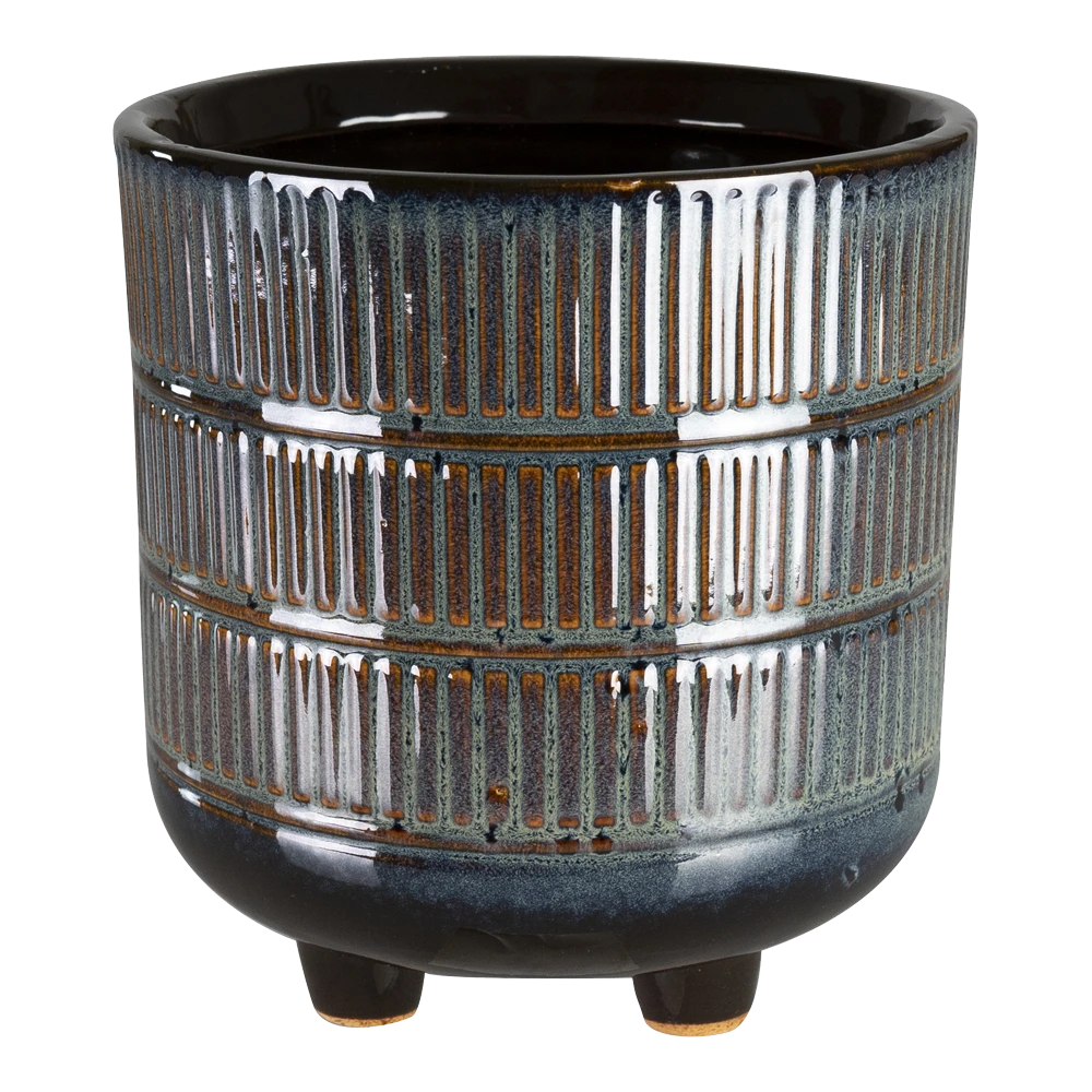 Bloempot Denise - D17 X H17cm - Sky Blue 3 Bloempot Denise - D17 X H17cm - Sky Blue