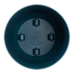 Bloempot Elho Vibes Fold Rond Wielen - D35 X H32cm - Diepblauw -Tuinplantenwinkel bloempot elho vibes fold rond wielen d35 x h32cm diepblauw bloempot 2 3