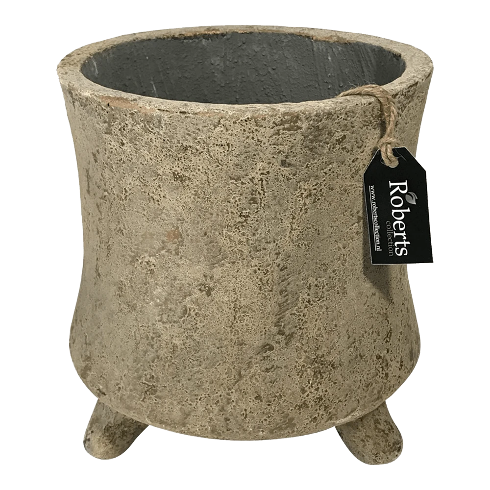 Bloempot Freemont - D19 X H21cm - Cream 3 Bloempot Freemont - D19 X H21cm - Cream