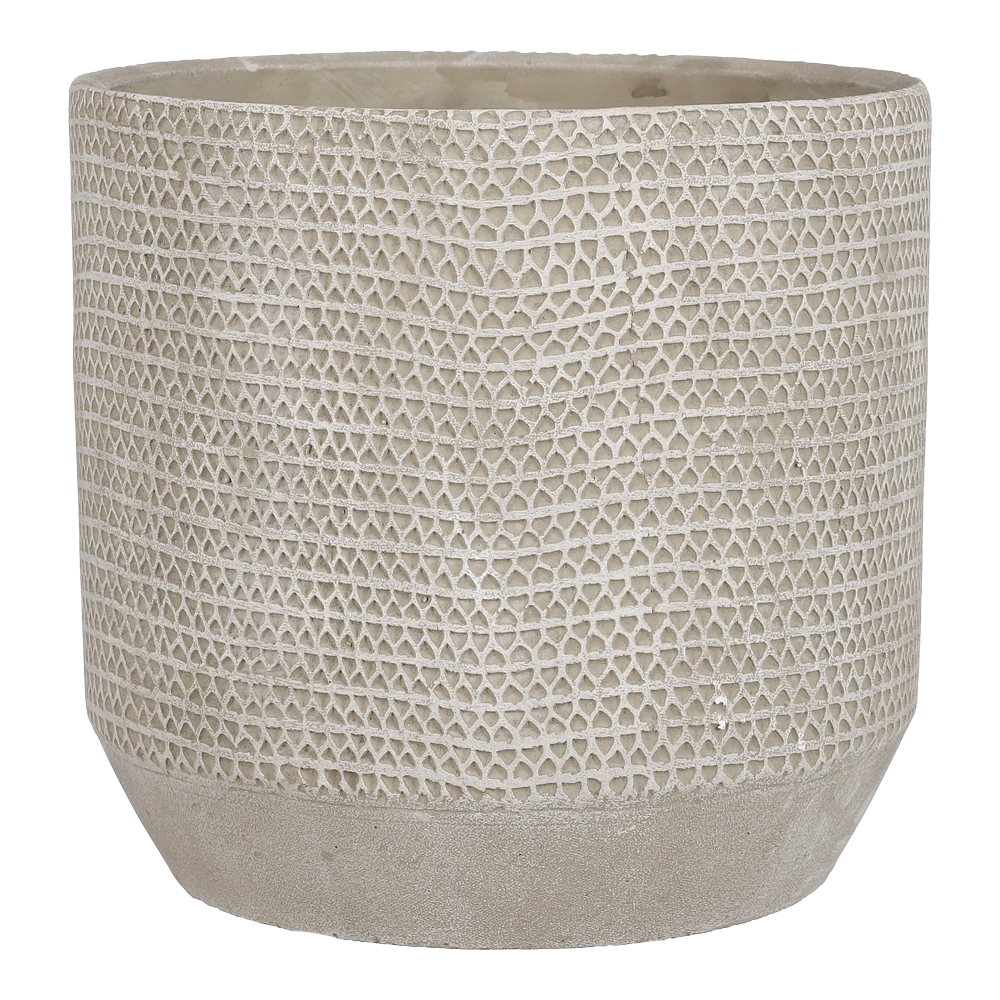 Bloempot Jack - D21 X H19,5cm - Beige 3 Bloempot Jack - D21 X H19,5cm - Beige