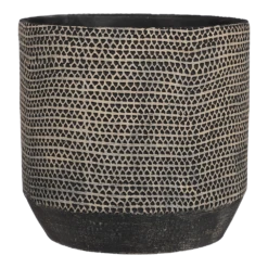 Bloempot Jack - D21 X H19,5cm - Zwart