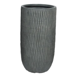 Bloempot James Hoog - D34 X H63,5cm - Grijs