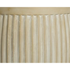 Bloempot Laura - D23 X H23cm - Beige -Tuinplantenwinkel bloempot laura beige bloempot 3 1