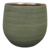 Bloempot Lydia - D26 X H26cm - Shiny Green -Tuinplantenwinkel bloempot lydia d26 x h26cm shiny green bloempot 1