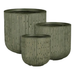 Bloempot Malmo - D37 X H36,5cm - Groen -Tuinplantenwinkel bloempot malmo groen bloempot 2