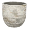 Bloempot Miami - D27 X H25cm - Grijs -Tuinplantenwinkel bloempot miami d27xh25cm grijs bloempot 1