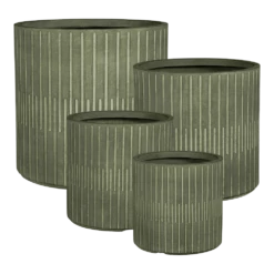 Bloempot Oslo - D44,5 X H44cm - Groen -Tuinplantenwinkel bloempot oslo groen bloempot 2 2