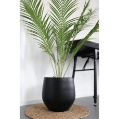 Bloempot Petra - D19 X H16cm - Mat Zwart 9 Bloempot Petra - D19 X H16cm - Mat Zwart -Tuinplantenwinkel bloempot petra mat zwart 4 1