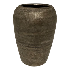 Bloempot Phoenix Hoog - D24 X H35cm - Zilver