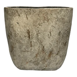 Bloempot Shanon Ovaal - L41,5 X B16,5 X H50cm - Cream