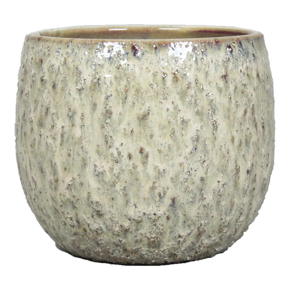 Bloempot Sierra - D19 X H17,5cm - Creme 3 Bloempot Sierra - D19 X H17,5cm - Creme