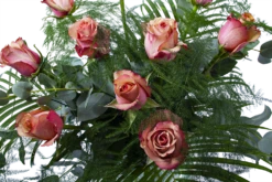 Boeket Rosa Roze Klein -Tuinplantenwinkel boeket rosa roze boeketten 3 1