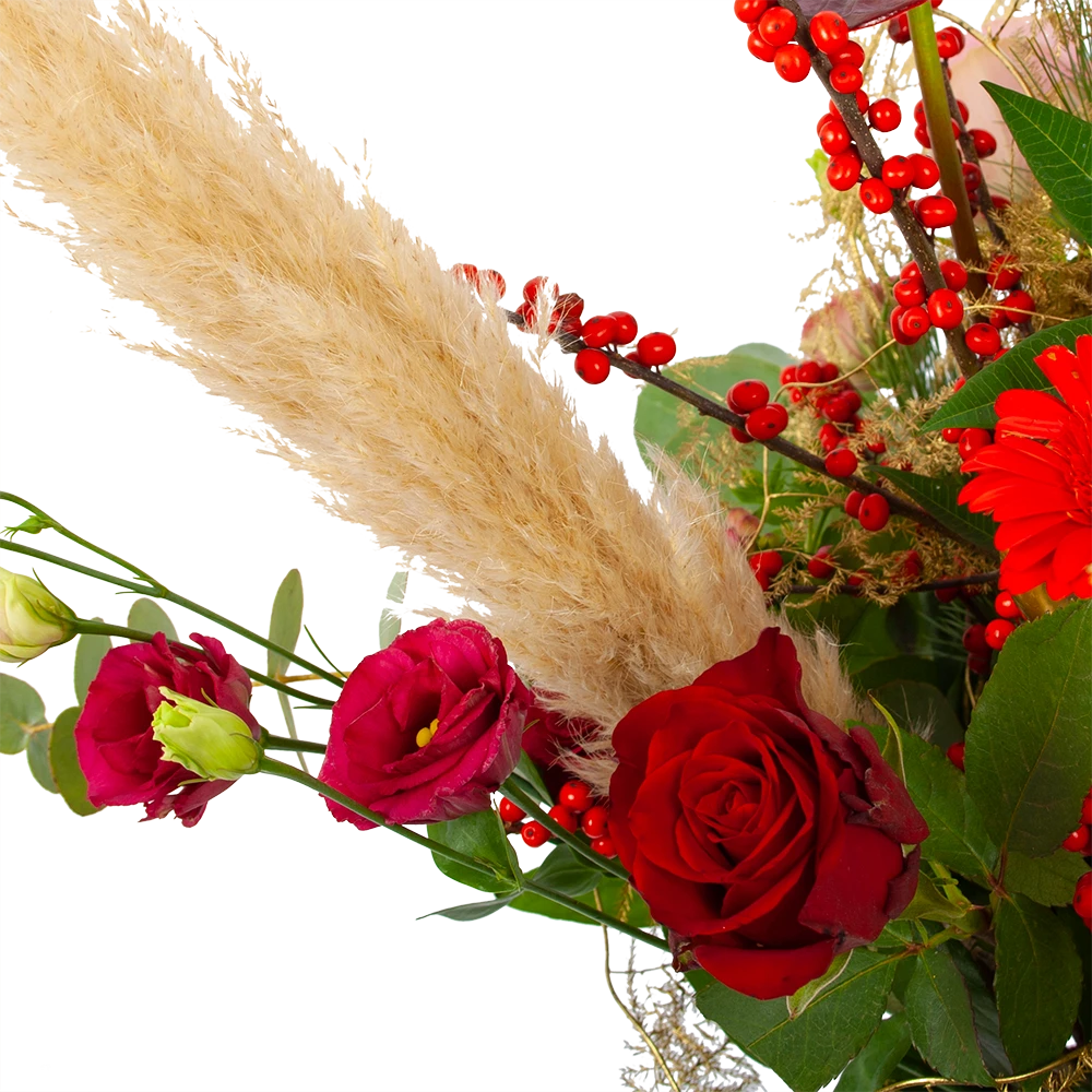 Boeket Winterse Pluim Middel 6 Boeket Winterse Pluim Middel - Afbeelding 4