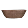 Bloempot Mira Ovaal - L69 X B17 X H25cm - Koper -Tuinplantenwinkel boot mira 69x17x25cm industrieel goud plantenschaal koper 1 1