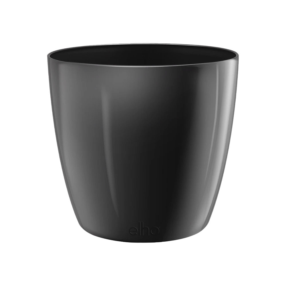 Bloempot Elho Brussels Diamond Rond 22cm - Metallic Zwart 3 Bloempot Elho Brussels Diamond Rond 22cm - Metallic Zwart