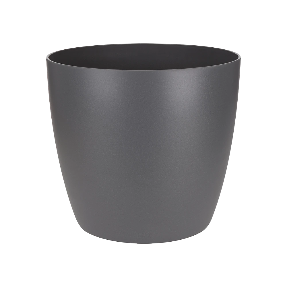 Bloempot Elho Brussels Rond 25cm - Antraciet 3 Bloempot Elho Brussels Rond 25cm - Antraciet