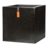 Capi Plantenbak Vierkant Lux Terrazo - L20 X B20 X H20cm - Zwart -Tuinplantenwinkel capi plantenbak vierkant lux terrazo l20 x b20 x h20cm zwart plantenbak 1 1