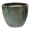 Bloempot Glazed Egg - D48 X H41cm - Groen -Tuinplantenwinkel glazed egg pot moss green d48h41 bloempot groen 1 6