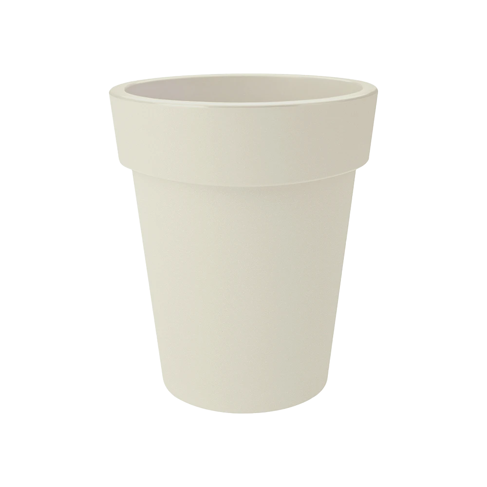 Bloempot Elho Green Basics Top Planter Hoog 35cm - Katoen Wit