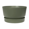 Plantenschaal Elho Greenville 33cm - Bladgroen -Tuinplantenwinkel greenville schaal 33cm bloempot bladgroen 1 8