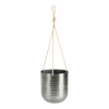 Hangpot Kody - D17 X H20cm - Lood -Tuinplantenwinkel hangpot kody d17 h20 lood hangpot lood 1 7