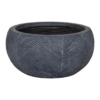 Plantenschaal Iowa Bullet - D42 X H21cm - Donkergrijs -Tuinplantenwinkel iowa bullet bowl graphite d42h21 bloempot 1 5