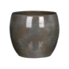 Bloempot Lester - D28 X H26cm - Donkergrijs -Tuinplantenwinkel lester pot rond dgrijs h26xd28cm bloempot 1 4