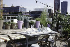 Bloempot Elho Loft Urban Rond Hoog 42cm - Antraciet -Tuinplantenwinkel loft urban rond hoog 42 bloempot antraciet 6 15