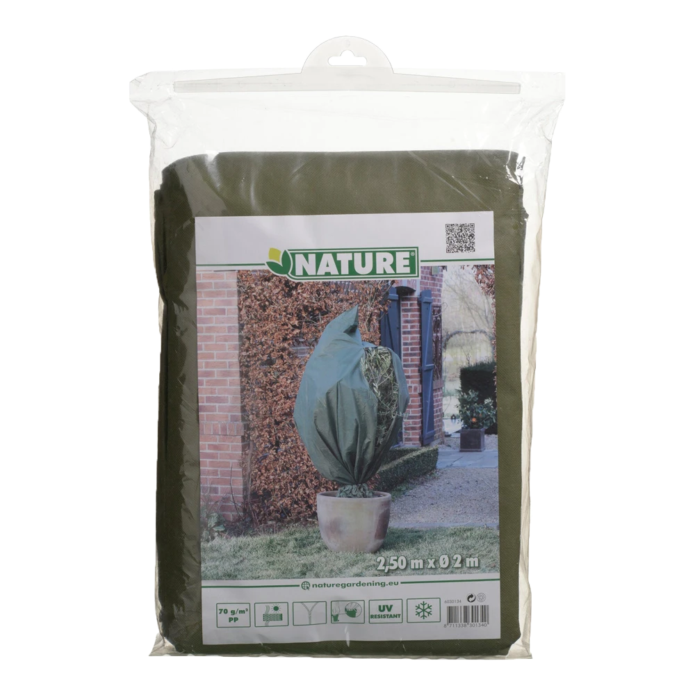 Nature Winterhoes Met Rits D250cm X H3m Groen 3 Nature Winterhoes Met Rits D250cm X H3m Groen
