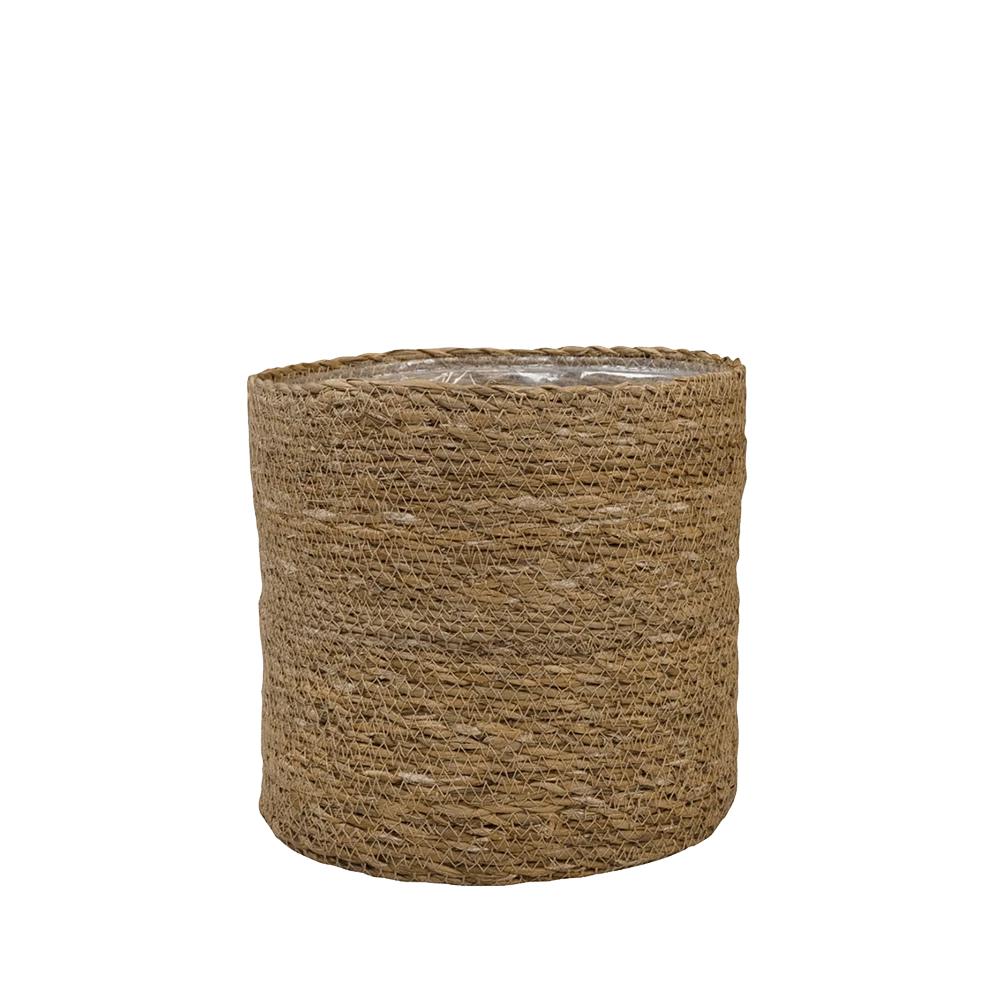 Plantenmand Stef - D28 X H28cm - Naturel 3 Plantenmand Stef - D28 X H28cm - Naturel