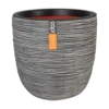 Capi Bloempot Bol Nature Rib NL - D35 X H34cm - Antraciet 2 Capi Bloempot Bol Nature Rib NL - D35 X H34cm - Antraciet -Tuinplantenwinkel pot bol rib nl 35x34 antraciet bloempot 1 6