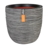 Capi Bloempot Bol Nature Rib NL - D43 X H41cm - Antraciet -Tuinplantenwinkel pot bol rib nl 43x41 antraciet bloempot 1 6
