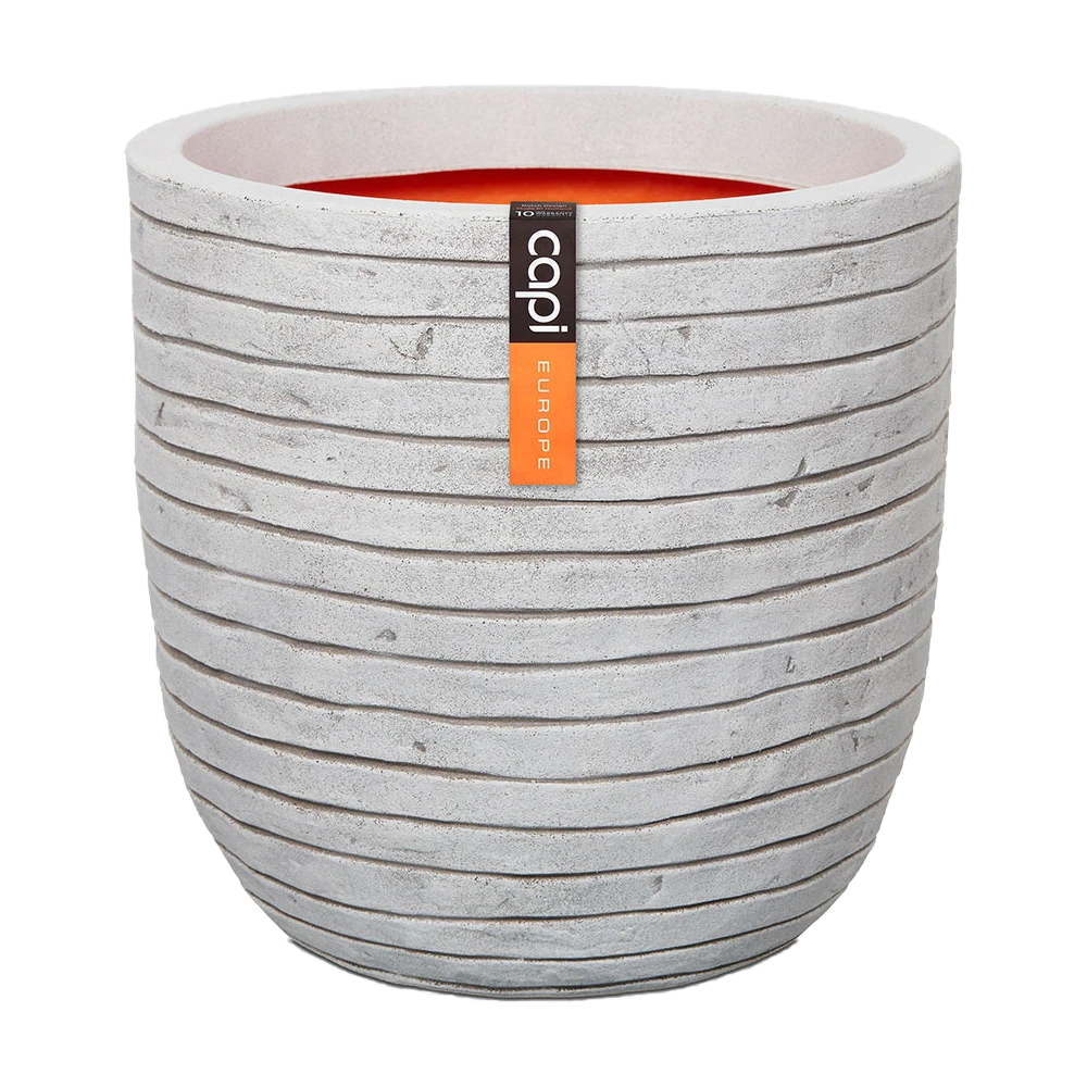 Capi Bloempot Bol Nature Row NL - D35 X H34cm - Ivoor 3 Capi Bloempot Bol Nature Row NL - D35 X H34cm - Ivoor