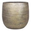 Bloempot Mira - D49 X H45cm - Goud -Tuinplantenwinkel pot mira d49 h45cm industrieel goud bloempot 1