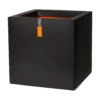 Capi Plantenbak Vierkant Urban Smooth NL - L50 X B50 X H50cm - Zwart -Tuinplantenwinkel pot vierkant smooth nl 50x50x50 zwart plantenbak 1 4