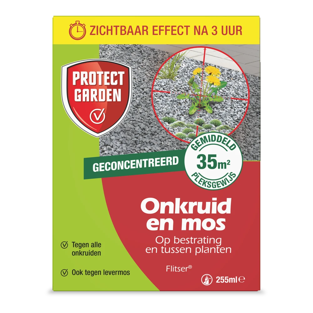 Protect Garden Flitser Concentraat 255ml - Onkruid En Aanslag 3 Protect Garden Flitser Concentraat 255ml - Onkruid En Aanslag
