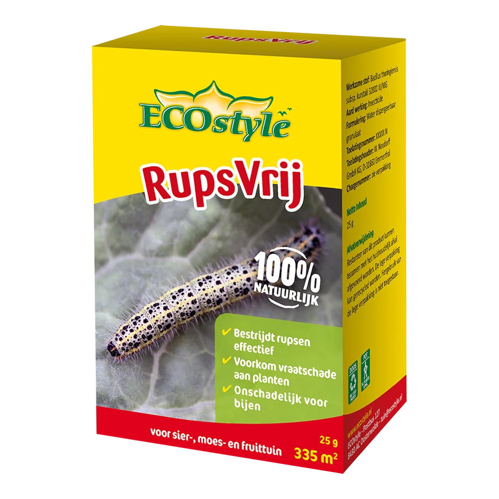 EcoStyle RupsVrij 25g - Insecten En Ongedierte 3 EcoStyle RupsVrij 25g - Insecten En Ongedierte
