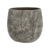 Bloempot Thomas - D19 X H16.5cm - Off White -Tuinplantenwinkel thomas pot rond off white h16 5xd19cm bloempot 1 4
