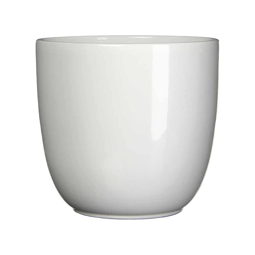 Bloempot Tusca - D31 X H28.5cm - Wit 3 Bloempot Tusca - D31 X H28.5cm - Wit