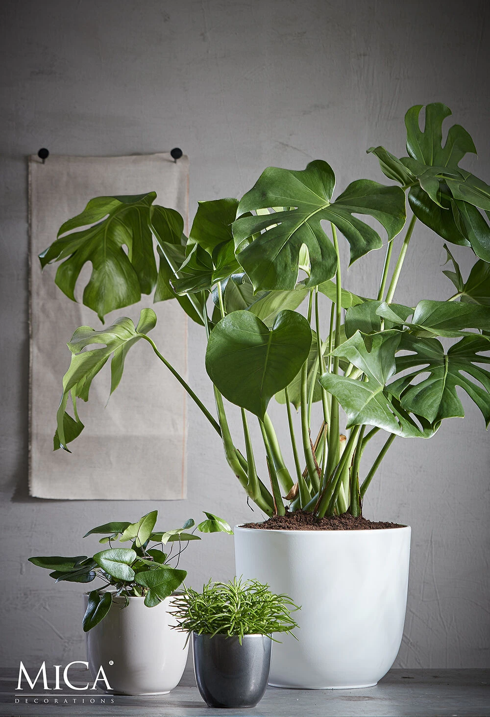 Bloempot Tusca - D31 X H28.5cm - Wit 4 Bloempot Tusca - D31 X H28.5cm - Wit - Afbeelding 2