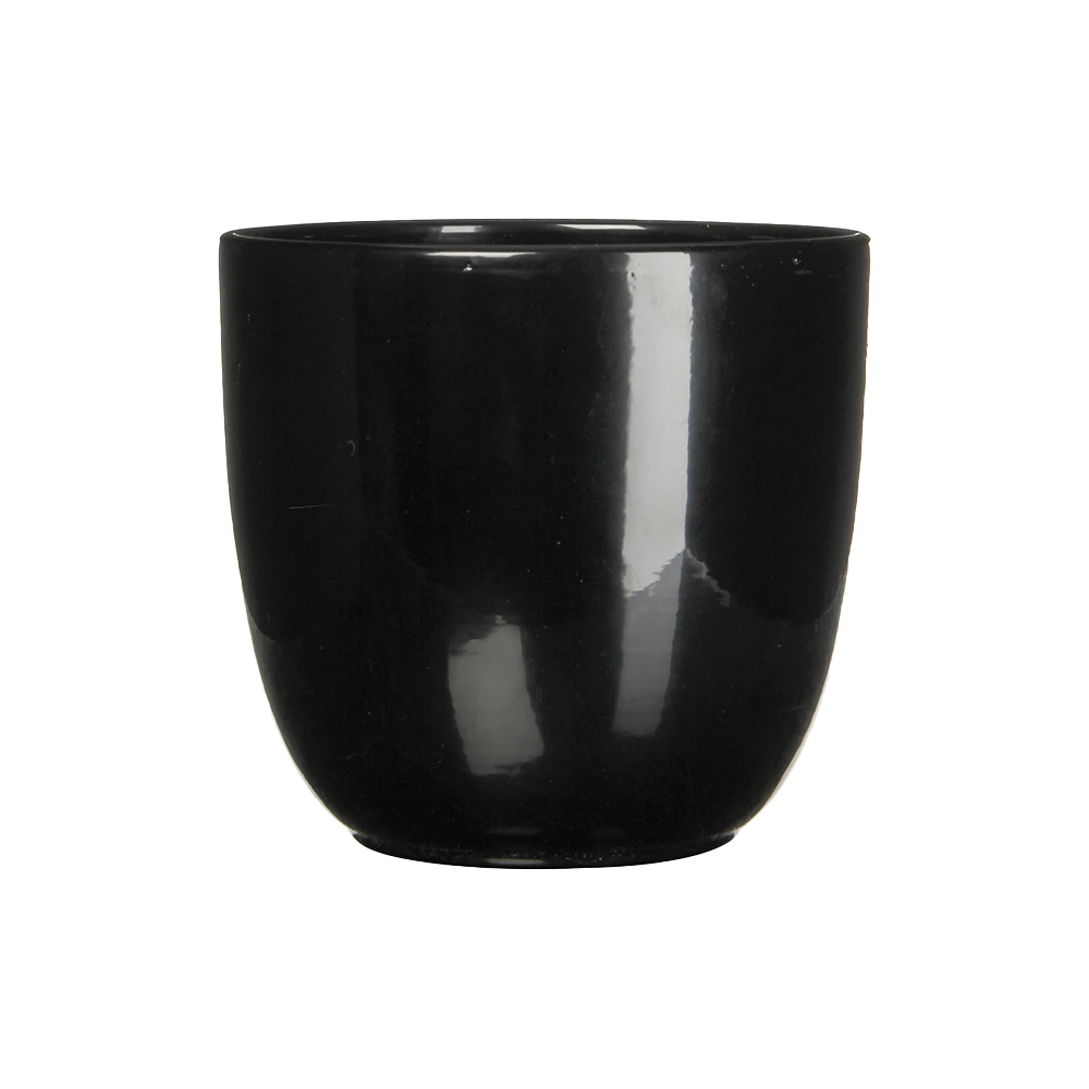 Bloempot Tusca - D25 X H23cm - Zwart 3 Bloempot Tusca - D25 X H23cm - Zwart